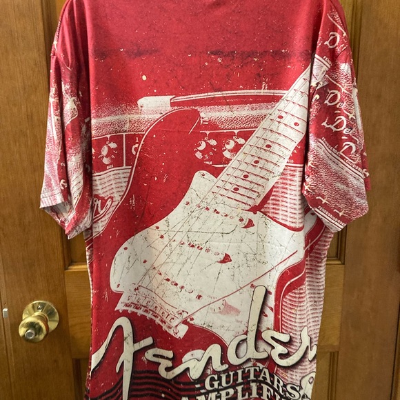 Fender guitars red tee xl - Picture 8 of 10